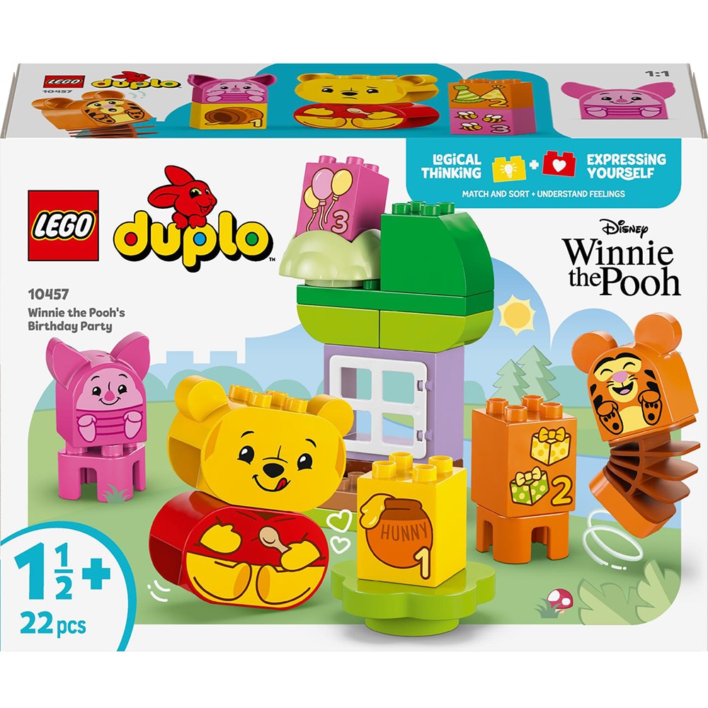 LEGO DUPLO: Disney Petrecerea de ziua de nastere a lui Winnie de Plus 10457, 18 luni+, 22 piese