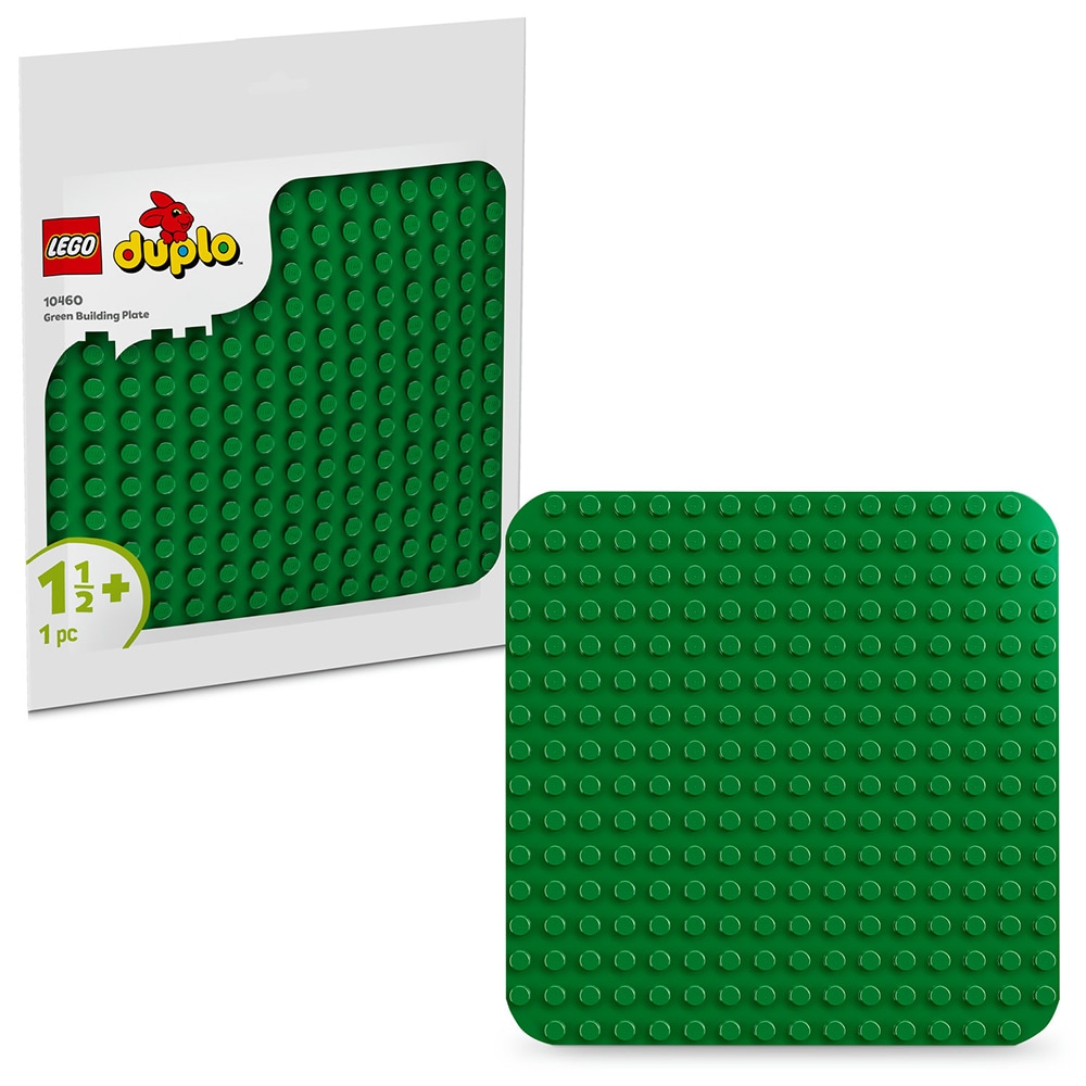 LEGO DUPLO: Placa de constructie verde 10460, 18 luni+, 1 piesa
