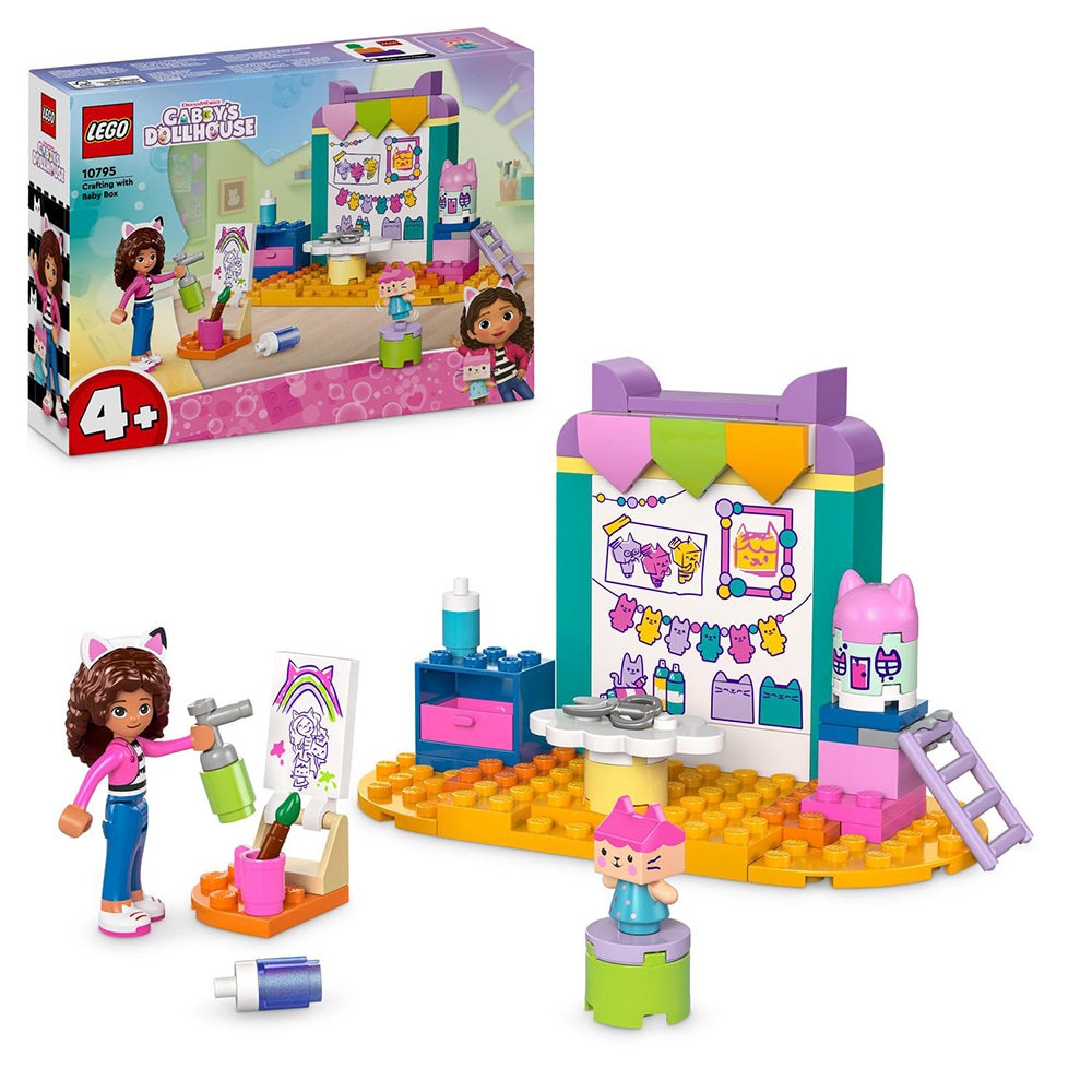 LEGO Gabby's Dollhouse: Creatii mestesugite cu Bebe Cutiuta 10795, 4 ani+, 60 piese