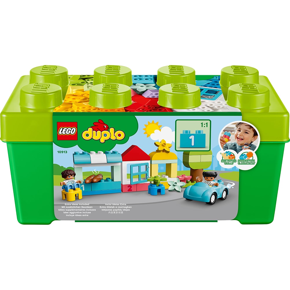 LEGO Duplo: Cutie in forma de caramida 10913, 18 luni+, 65 piese