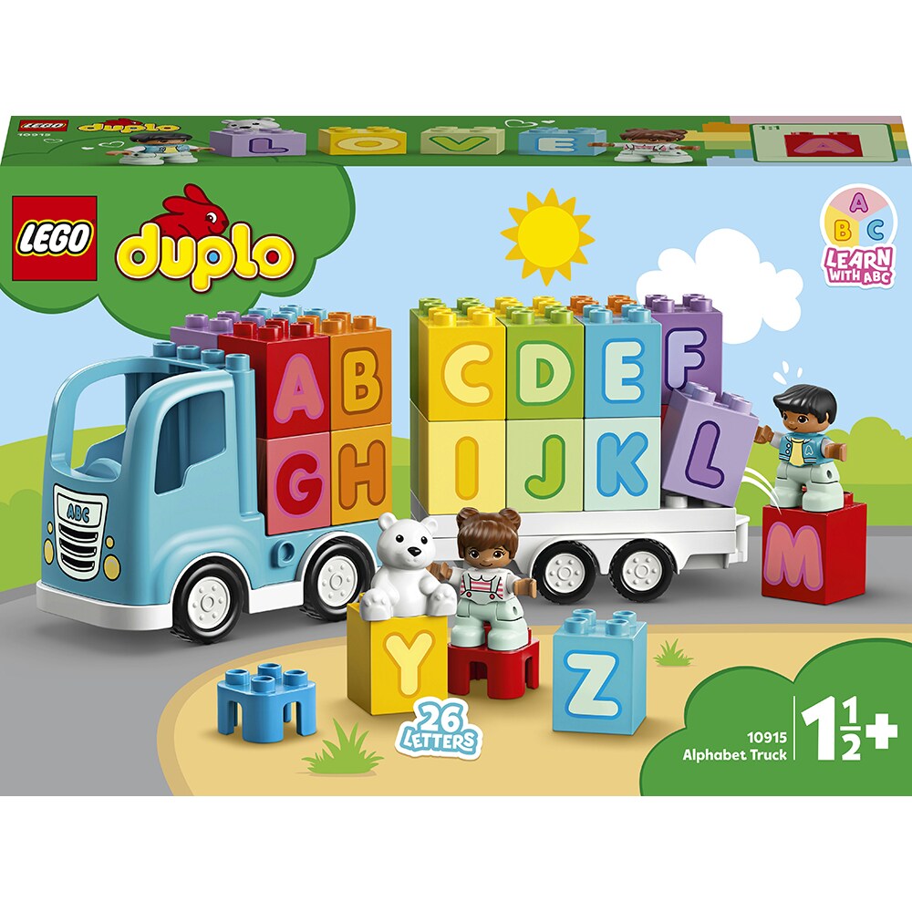 LEGO DUPLO: Primul meu camion cu litere 10915, 1.5 ani+, 36 piese