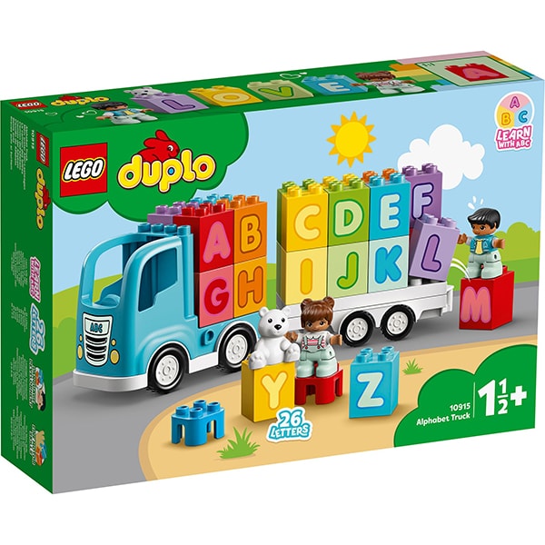 LEGO DUPLO: Primul meu camion cu litere 10915, 1.5 ani+, 36 piese