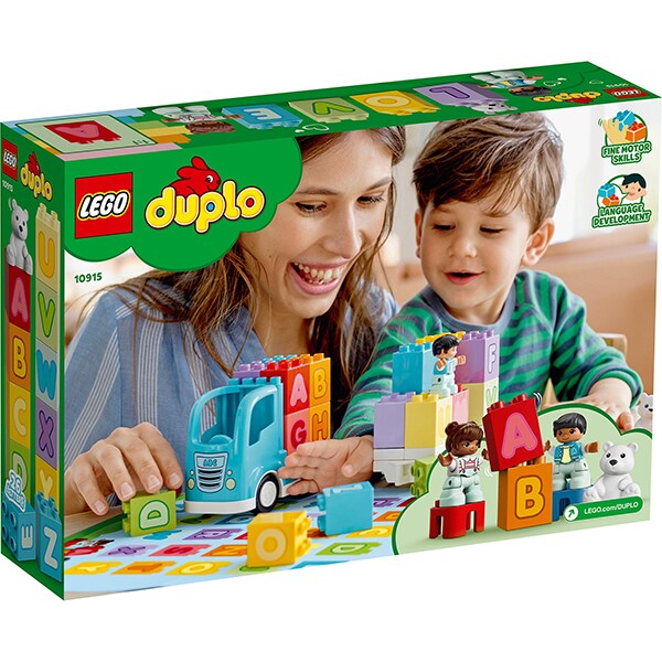 LEGO DUPLO: Primul meu camion cu litere 10915, 1.5 ani+, 36 piese