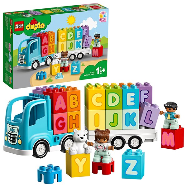 LEGO DUPLO: Primul meu camion cu litere 10915, 1.5 ani+, 36 piese