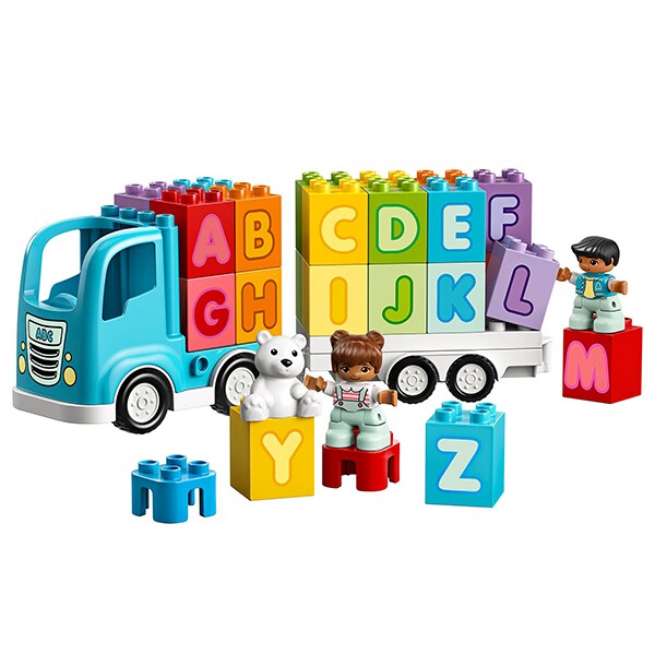 LEGO DUPLO: Primul meu camion cu litere 10915, 1.5 ani+, 36 piese