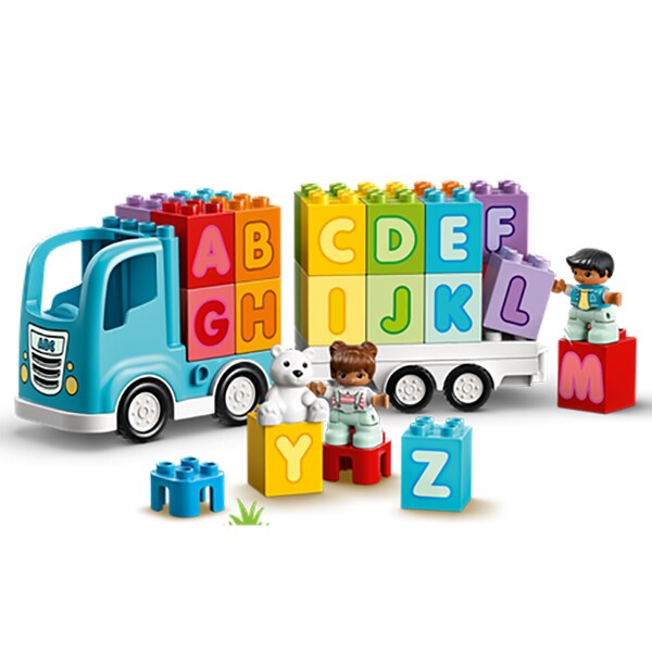 LEGO DUPLO: Primul meu camion cu litere 10915, 1.5 ani+, 36 piese
