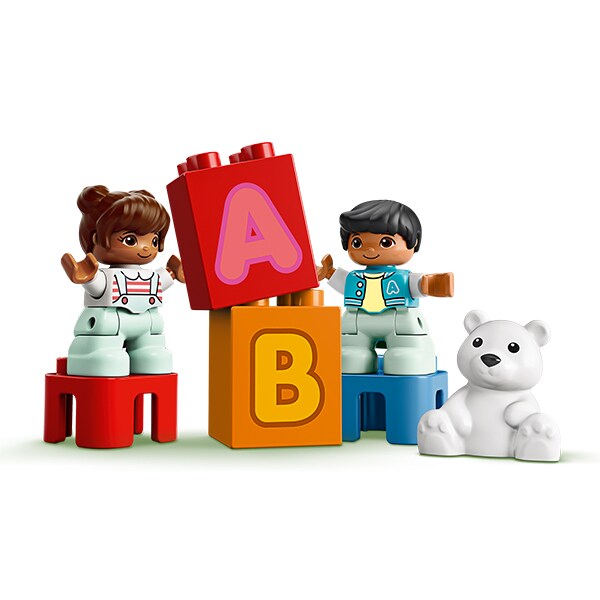 LEGO DUPLO: Primul meu camion cu litere 10915, 1.5 ani+, 36 piese