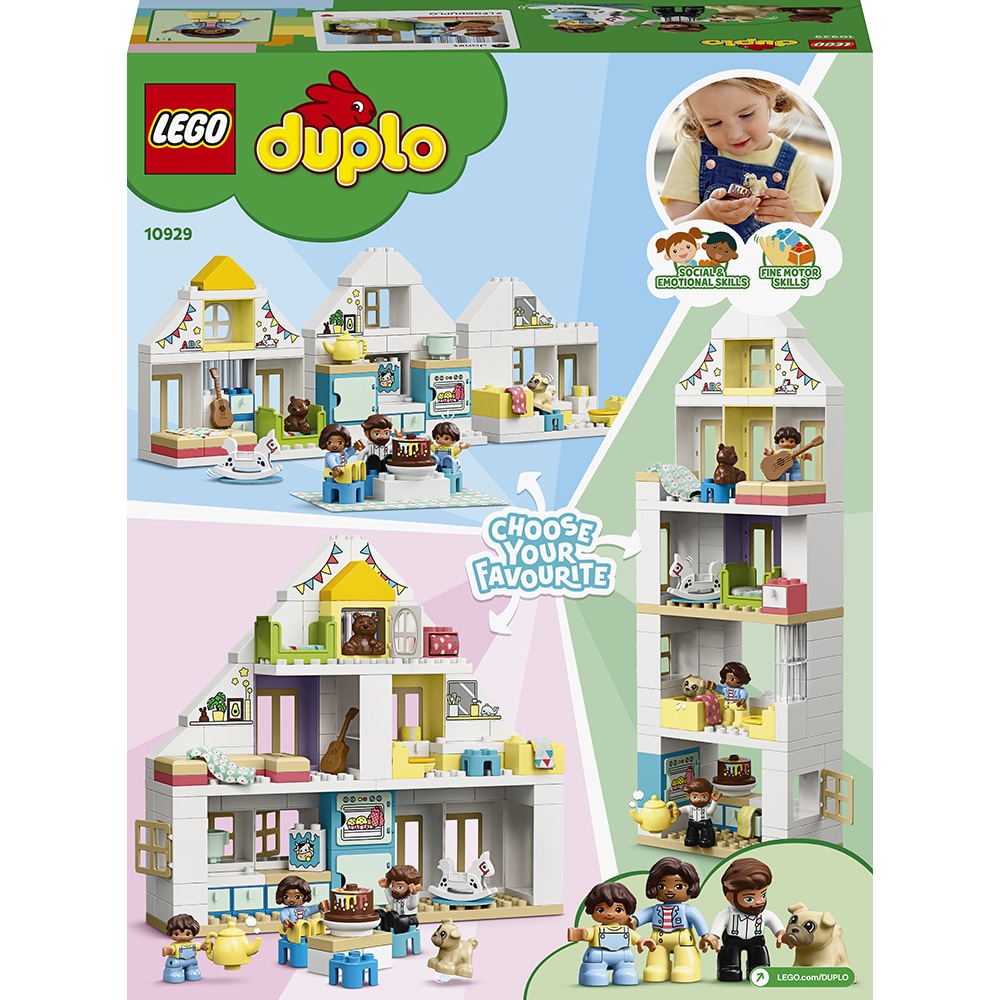 LEGO DUPLO: Casa jocurilor 10929, 2 ani+, 129 piese