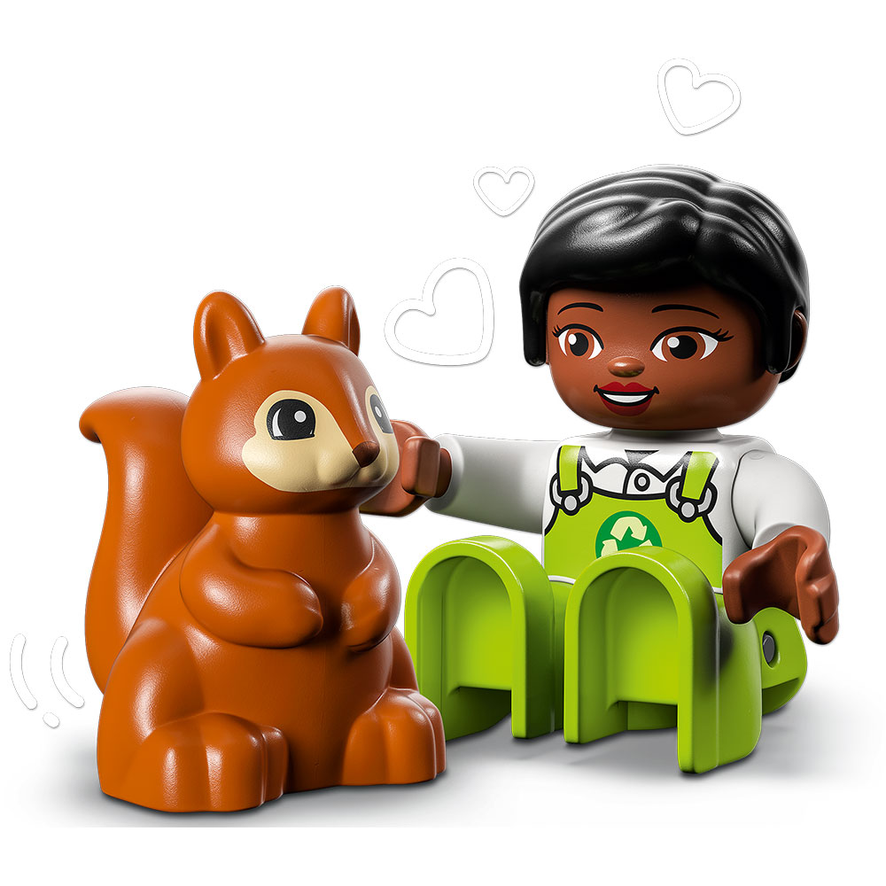 LEGO DUPLO: Turbina eoliana si masina electrica 10985, 2 ani+, 16 piese