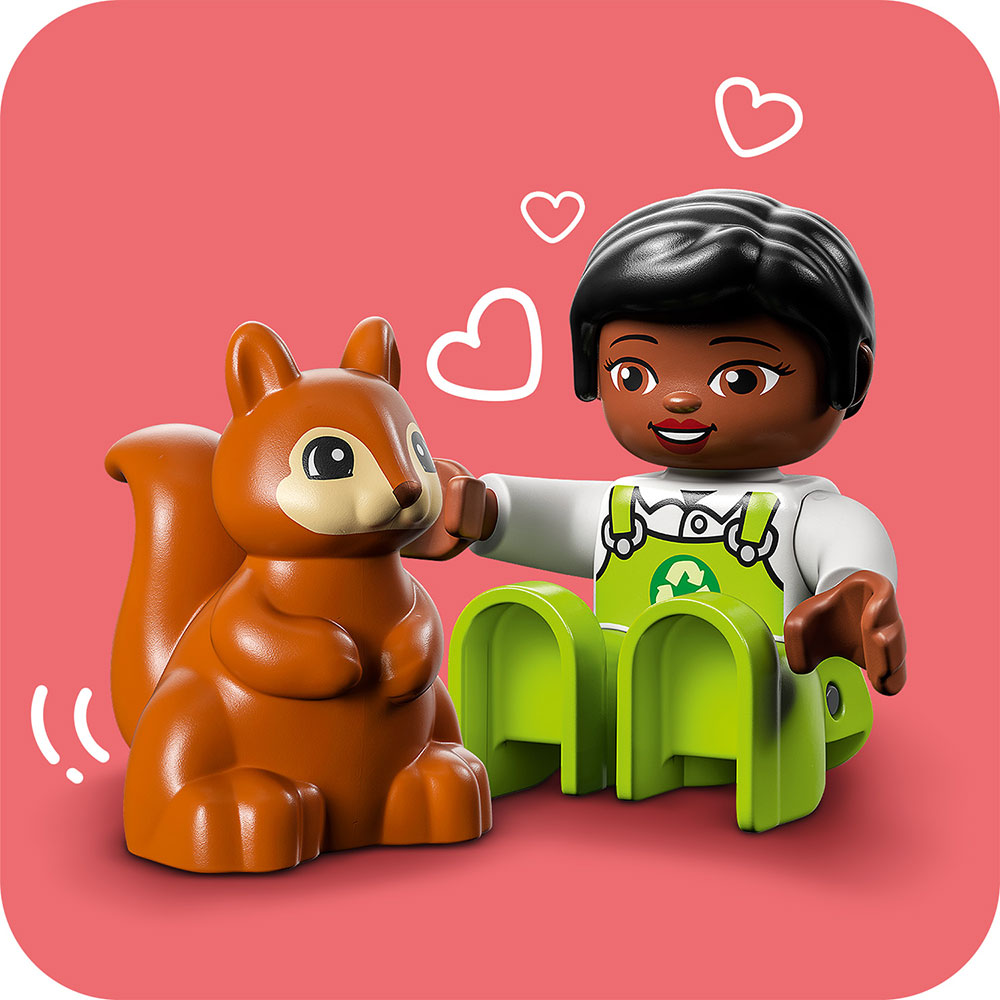 LEGO DUPLO: Turbina eoliana si masina electrica 10985, 2 ani+, 16 piese