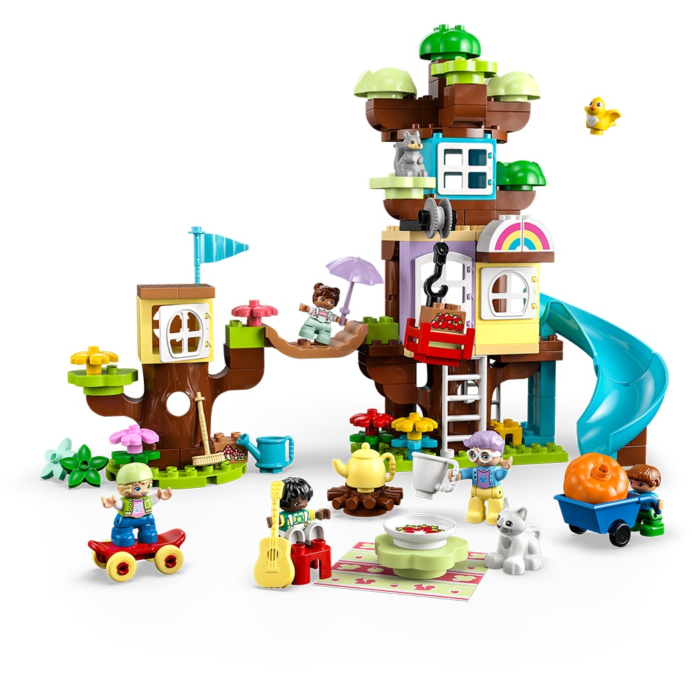 LEGO Duplo: Casa din copac 3in1 10993, 3 ani+, 126 piese
