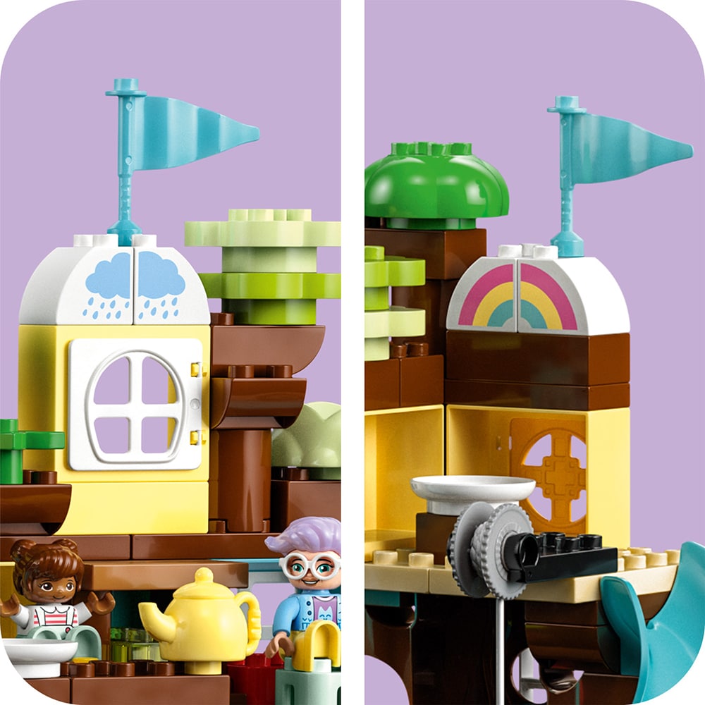 LEGO Duplo: Casa din copac 3in1 10993, 3 ani+, 126 piese