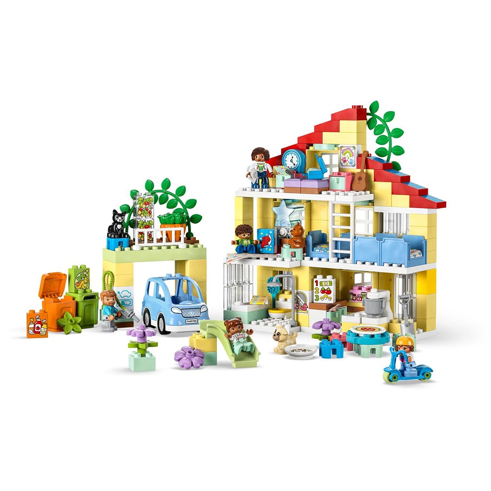 LEGO DUPLO: Casa de familie 3in1 10994, 3 ani+, 218 piese