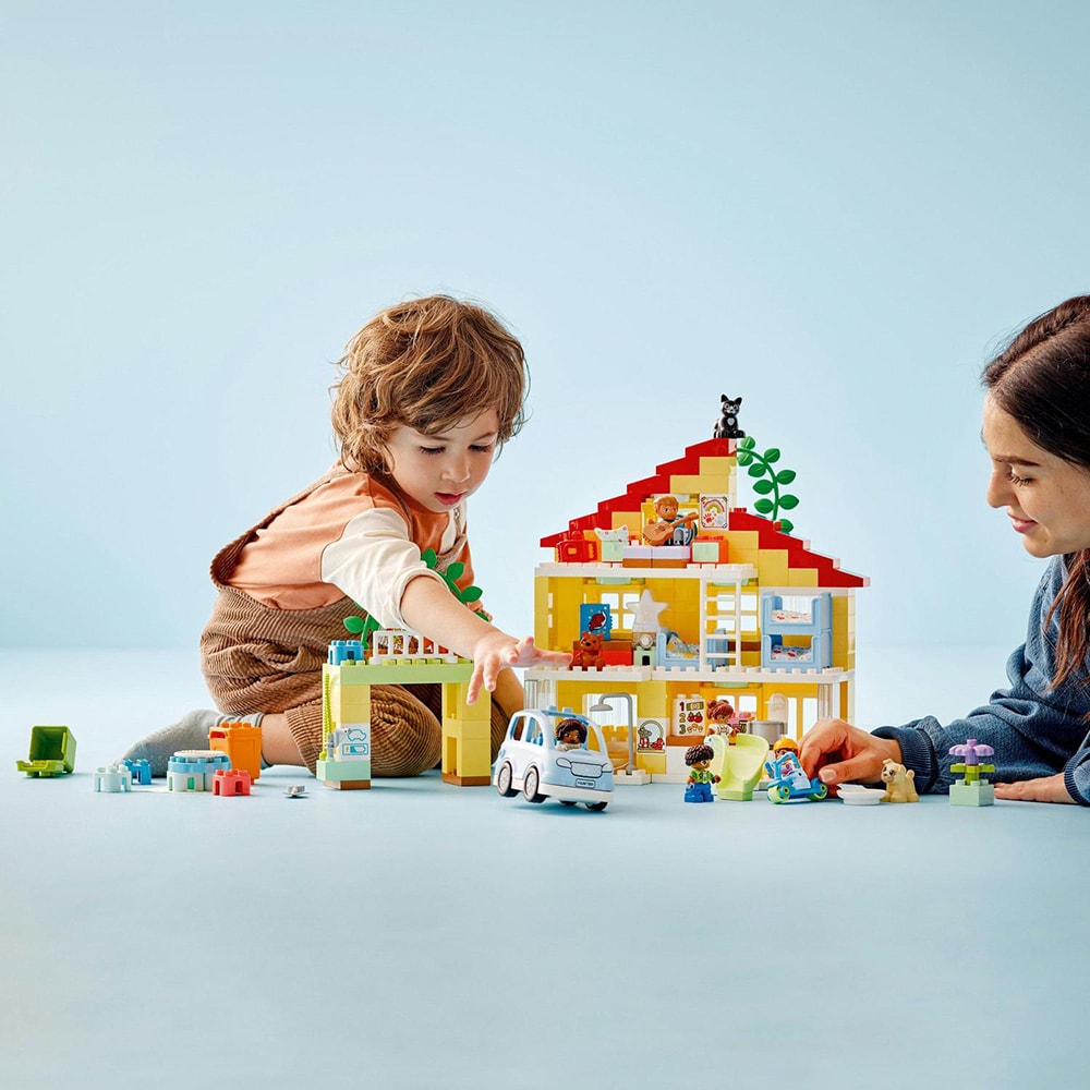 LEGO DUPLO: Casa de familie 3in1 10994, 3 ani+, 218 piese