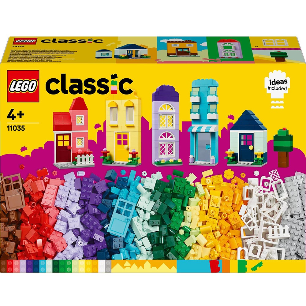 LEGO Classic: Case creative 11035, 4 ani+, 850 piese