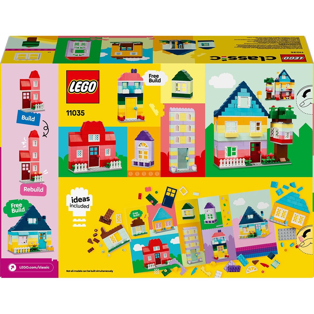 LEGO Classic: Case creative 11035, 4 ani+, 850 piese