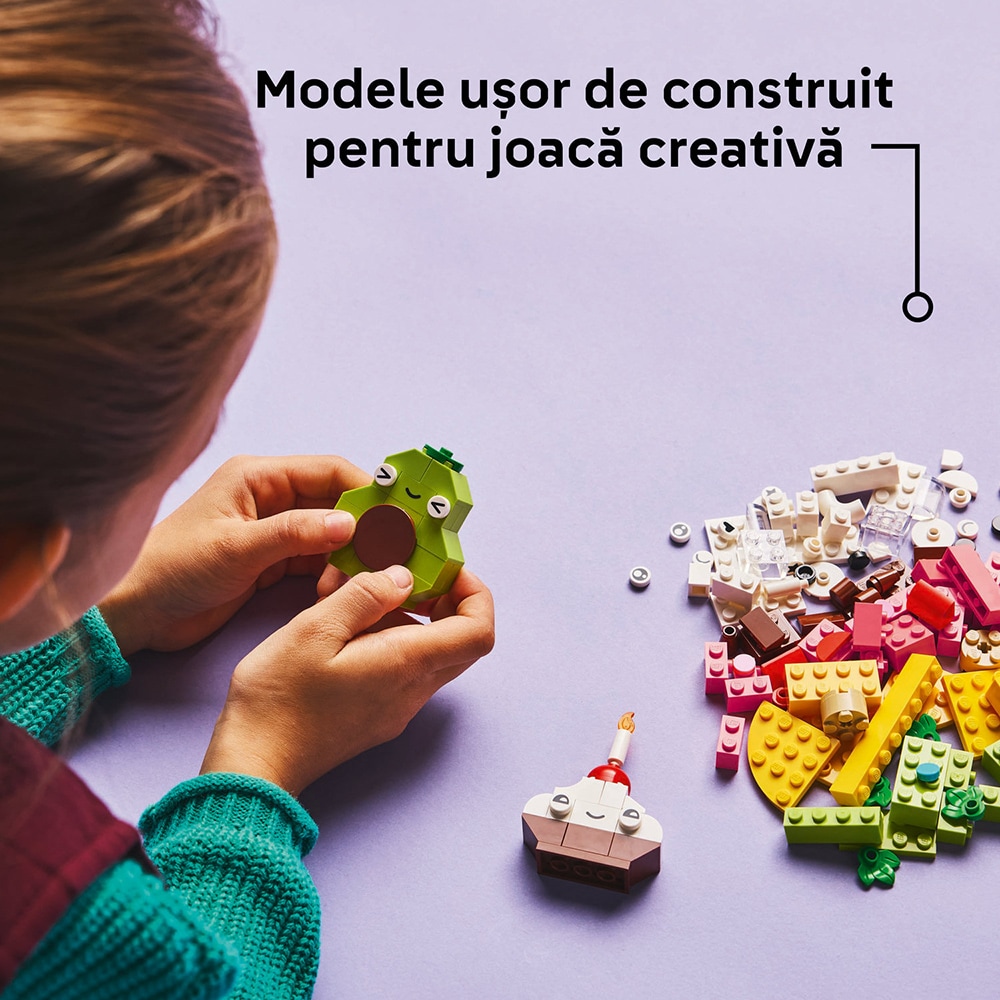 LEGO Classic: Prieteni alimentari creativi 11039, 4 ani+, 150 piese