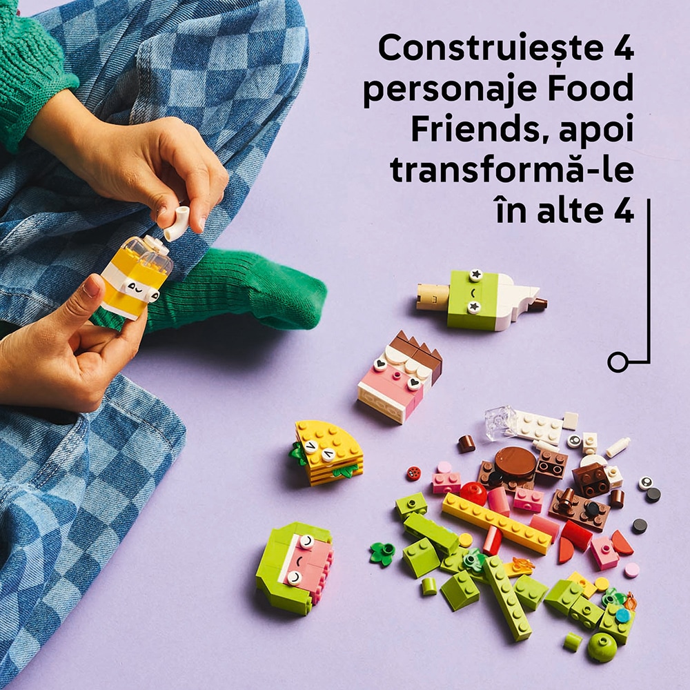LEGO Classic: Prieteni alimentari creativi 11039, 4 ani+, 150 piese