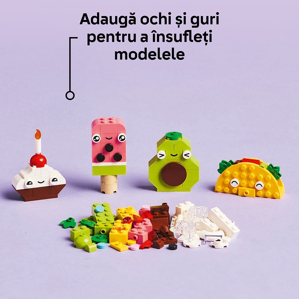 LEGO Classic: Prieteni alimentari creativi 11039, 4 ani+, 150 piese