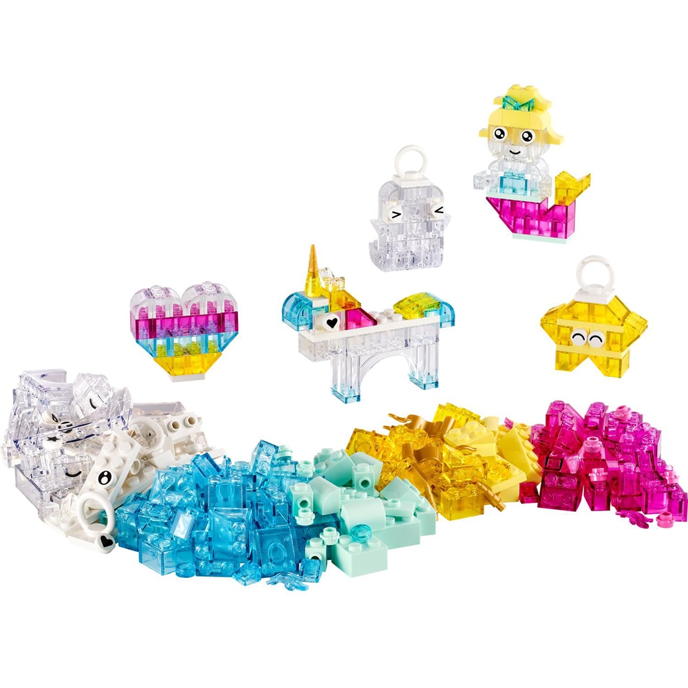 LEGO Classic: Cutie transparenta magica 11040, 5 ani+, 340 piese