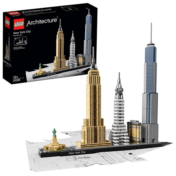 LEGO Architecture: New York 21028, 12 ani+, 598 piese