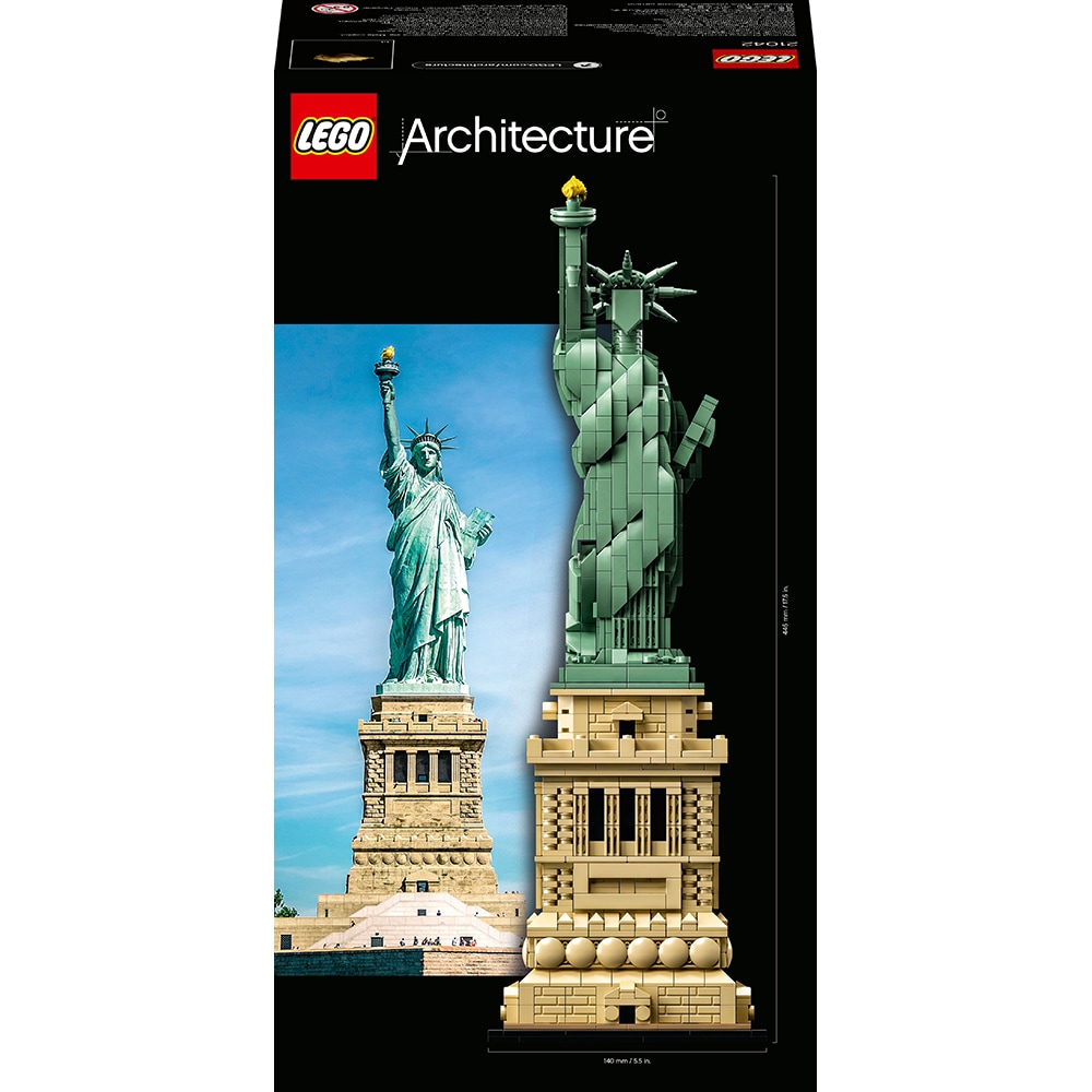 LEGO Architecture: Statuia Libertatii 21042, 16 ani+, 1685 piese