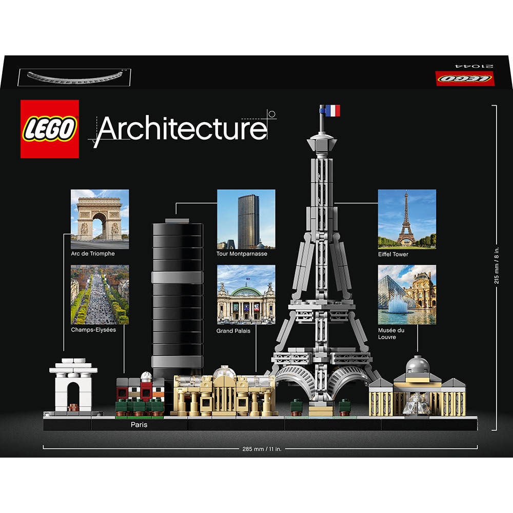 LEGO Architecture: Paris 21044, 12 ani+, 649 piese