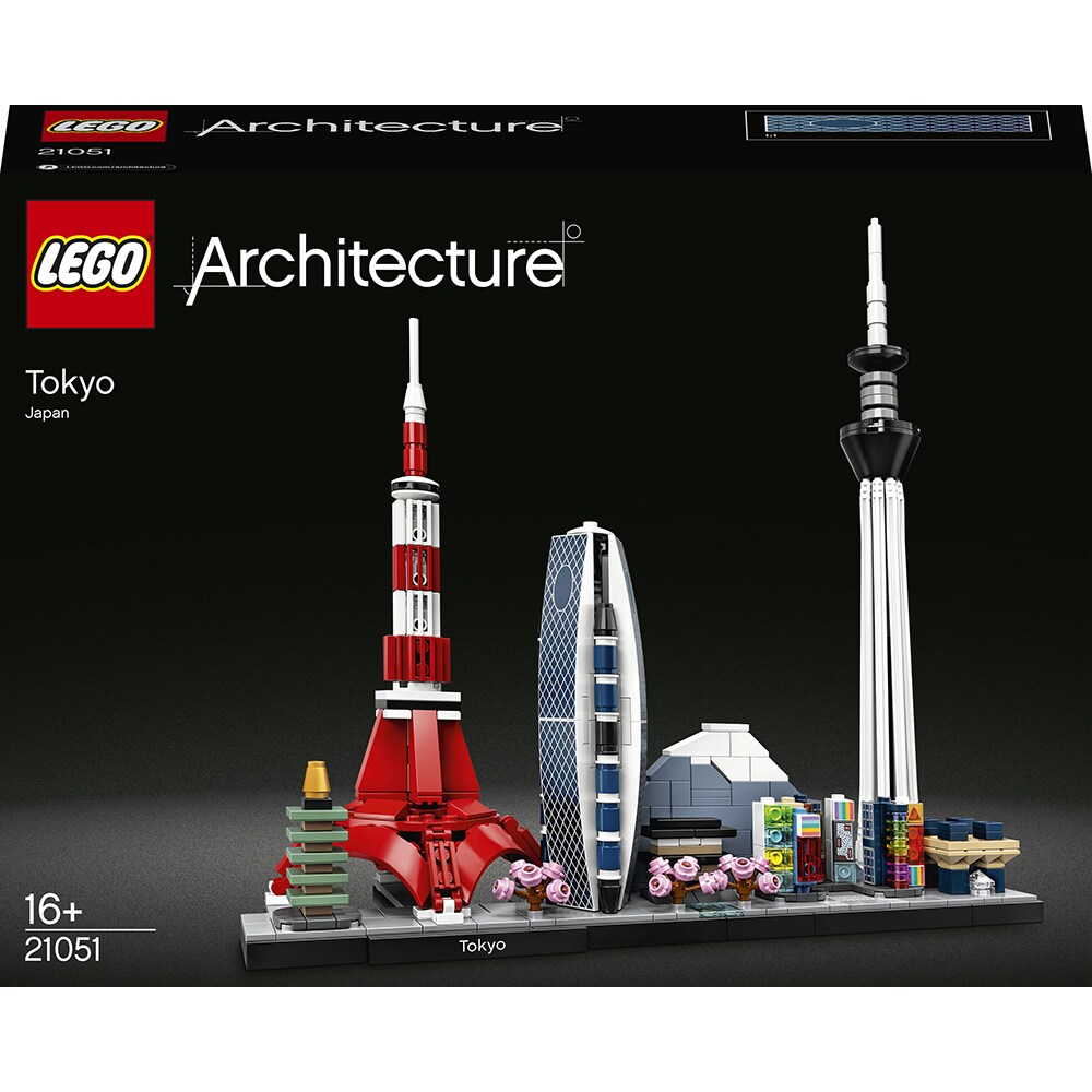 LEGO Architecture: Tokyo 21051, 16 ani+, 547 piese