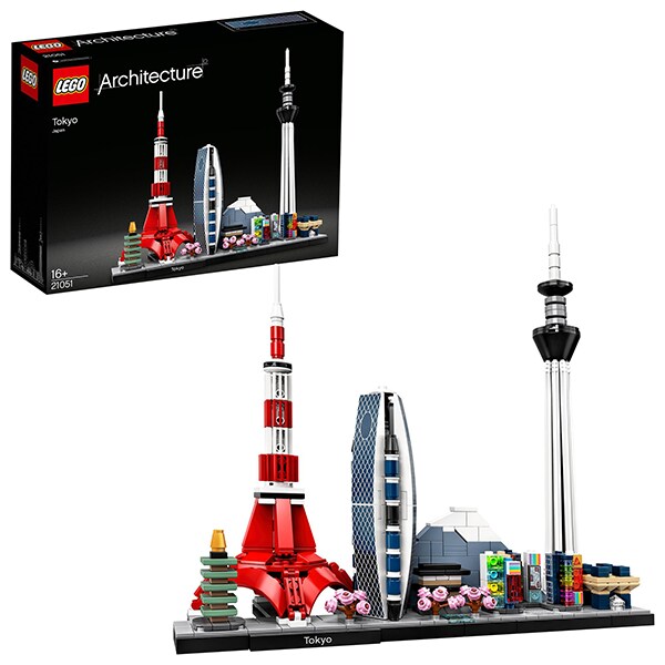 LEGO Architecture: Tokyo 21051, 16 ani+, 547 piese