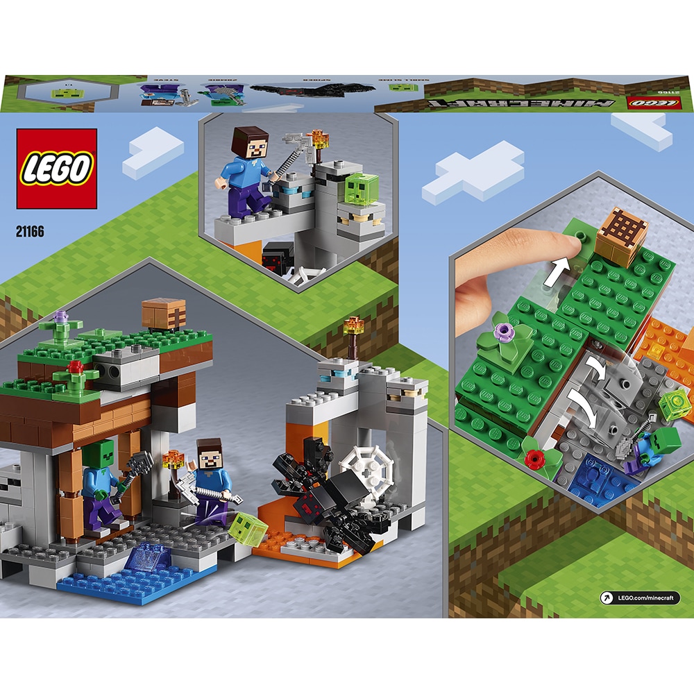 LEGO Minecraft: Mina abandonata 21166, 7 ani+, 248 piese