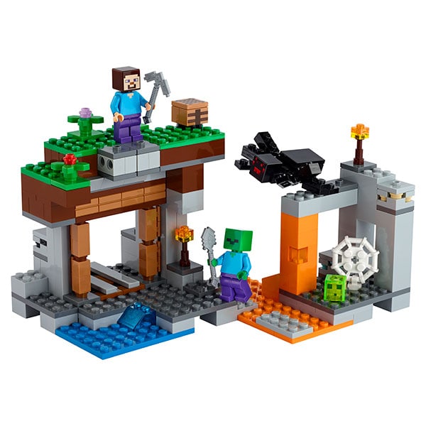 LEGO Minecraft: Mina abandonata 21166, 7 ani+, 248 piese