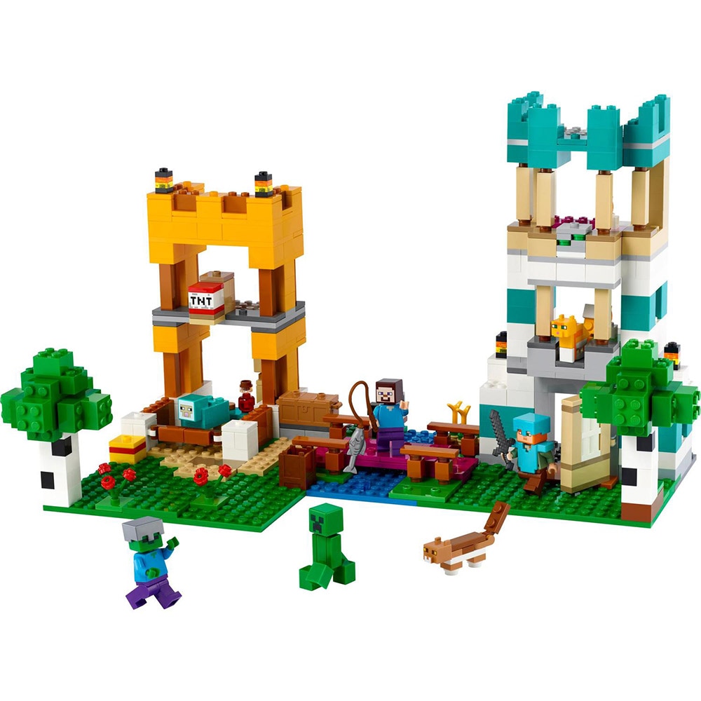 LEGO Minecraft: Cutie de lucru manual 4.0 21249, 8 ani+, 605 piese