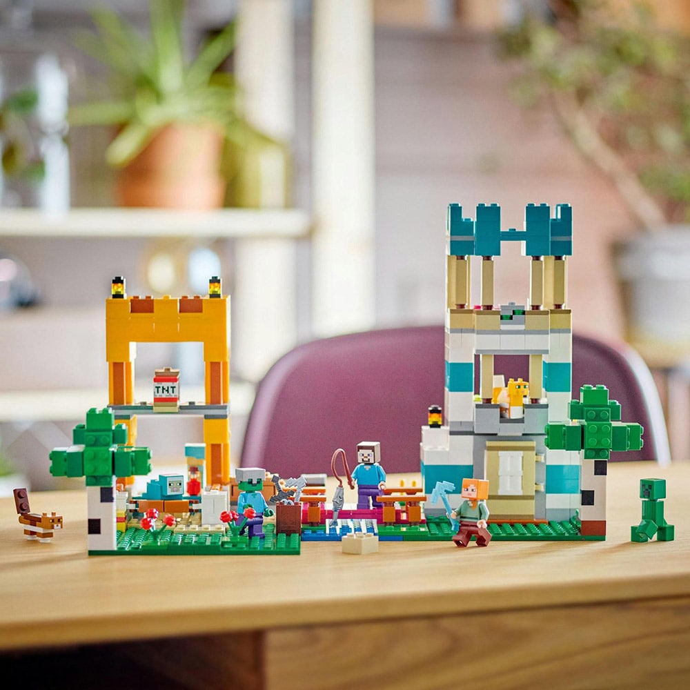 LEGO Minecraft: Cutie de lucru manual 4.0 21249, 8 ani+, 605 piese