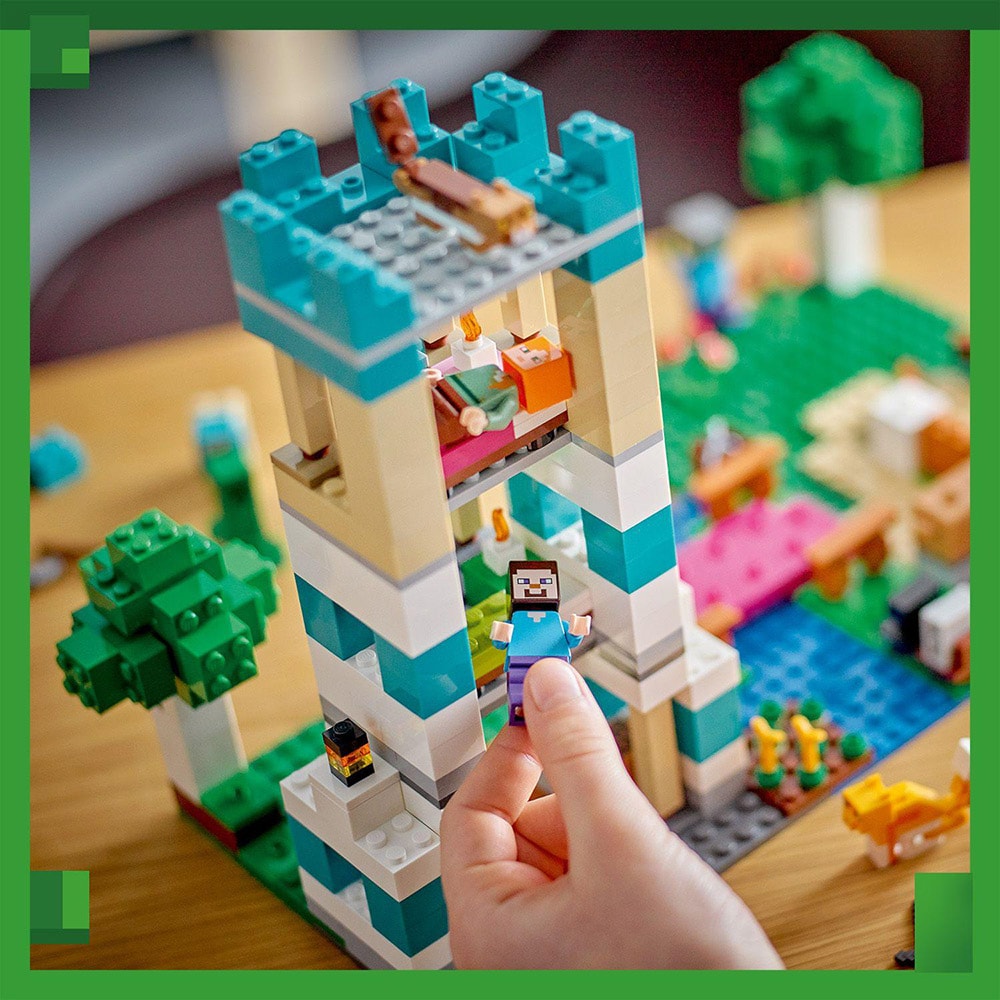 LEGO Minecraft: Cutie de lucru manual 4.0 21249, 8 ani+, 605 piese