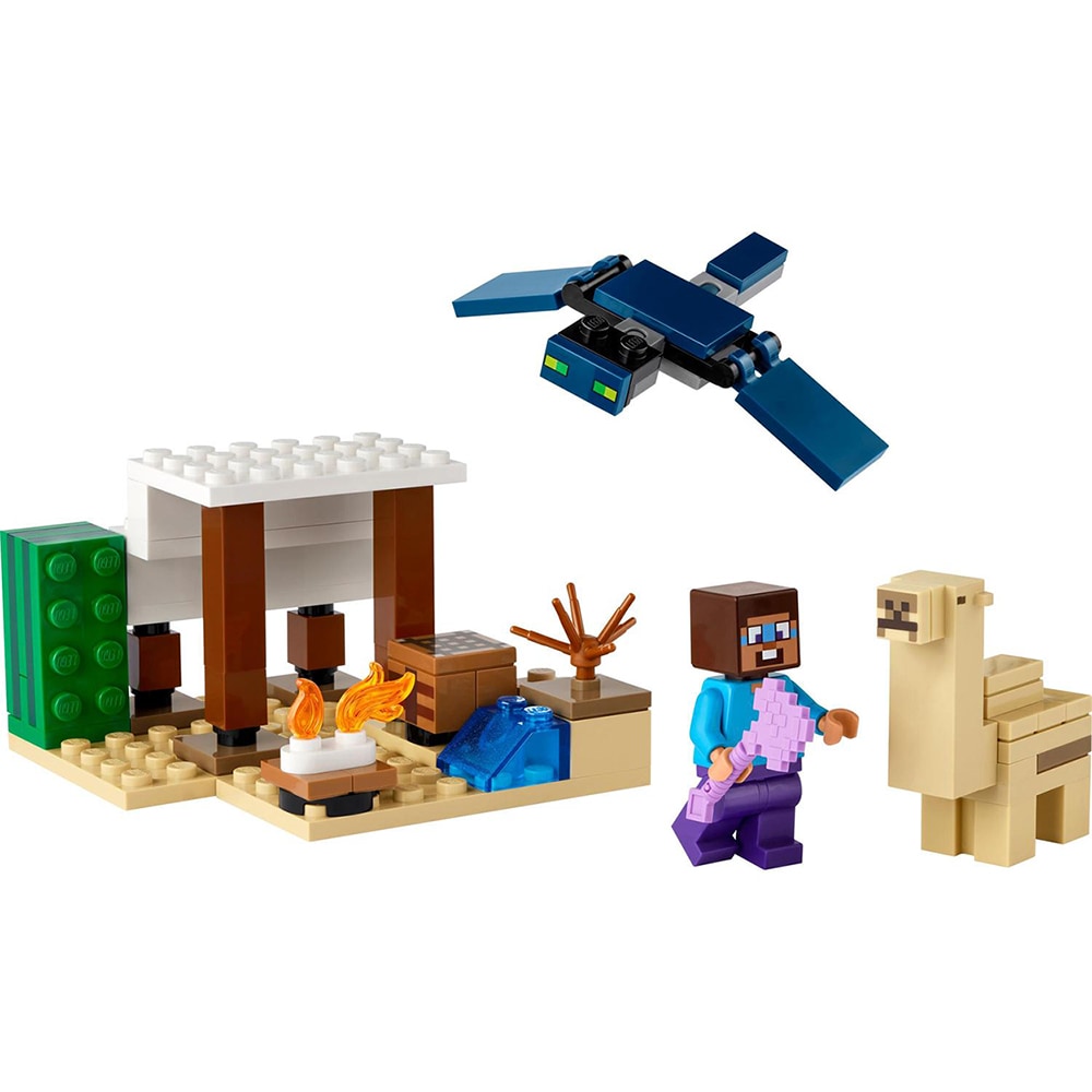 LEGO Minecraft: Expeditia in desert a lui Steve 21251, 6 ani+, 75 piese