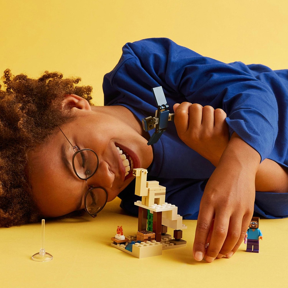 LEGO Minecraft: Expeditia in desert a lui Steve 21251, 6 ani+, 75 piese