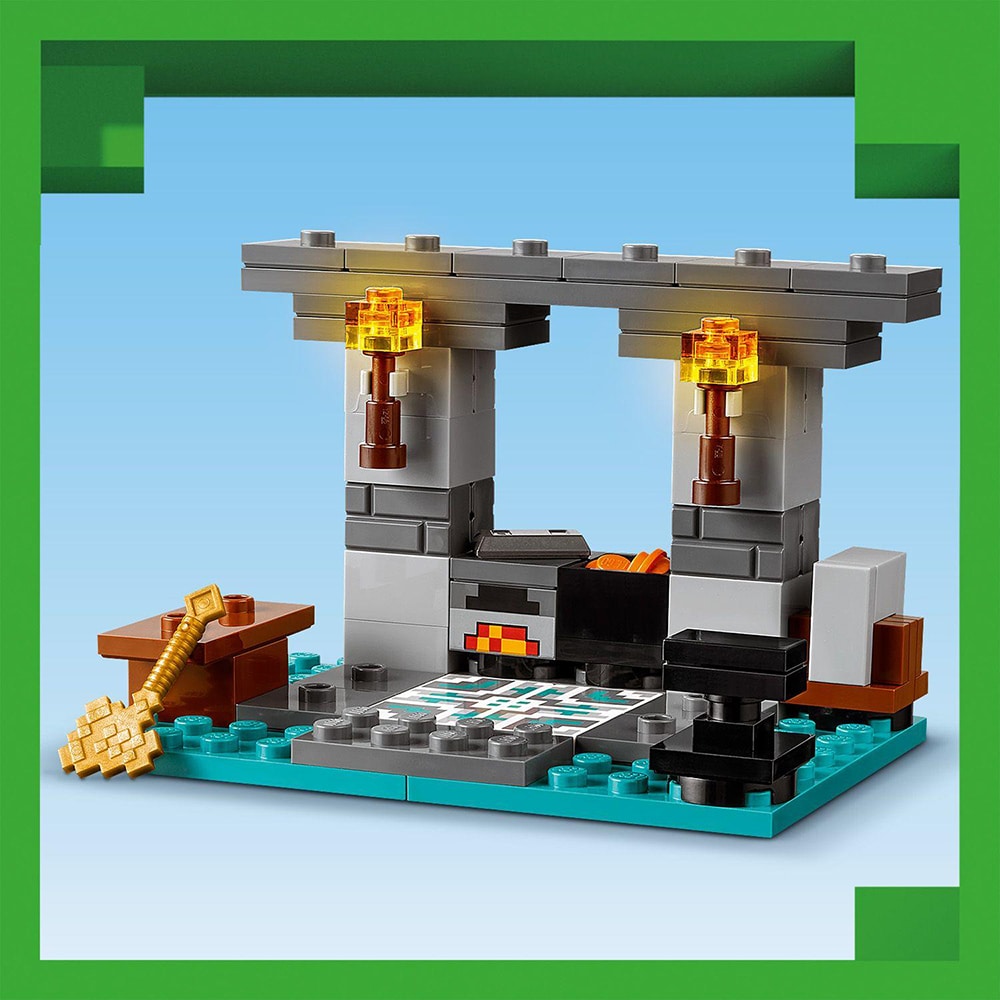 LEGO Minecraft: Armuraria 21252, 7 ani+, 203 piese