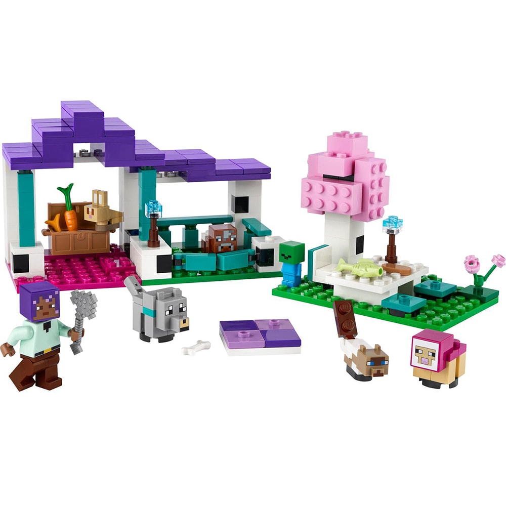 LEGO Minecraft: Refugiul de animale 21253, 7 ani+, 206 piese