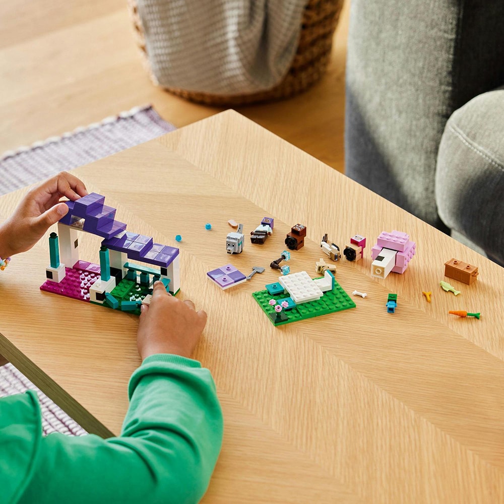 LEGO Minecraft: Refugiul de animale 21253, 7 ani+, 206 piese
