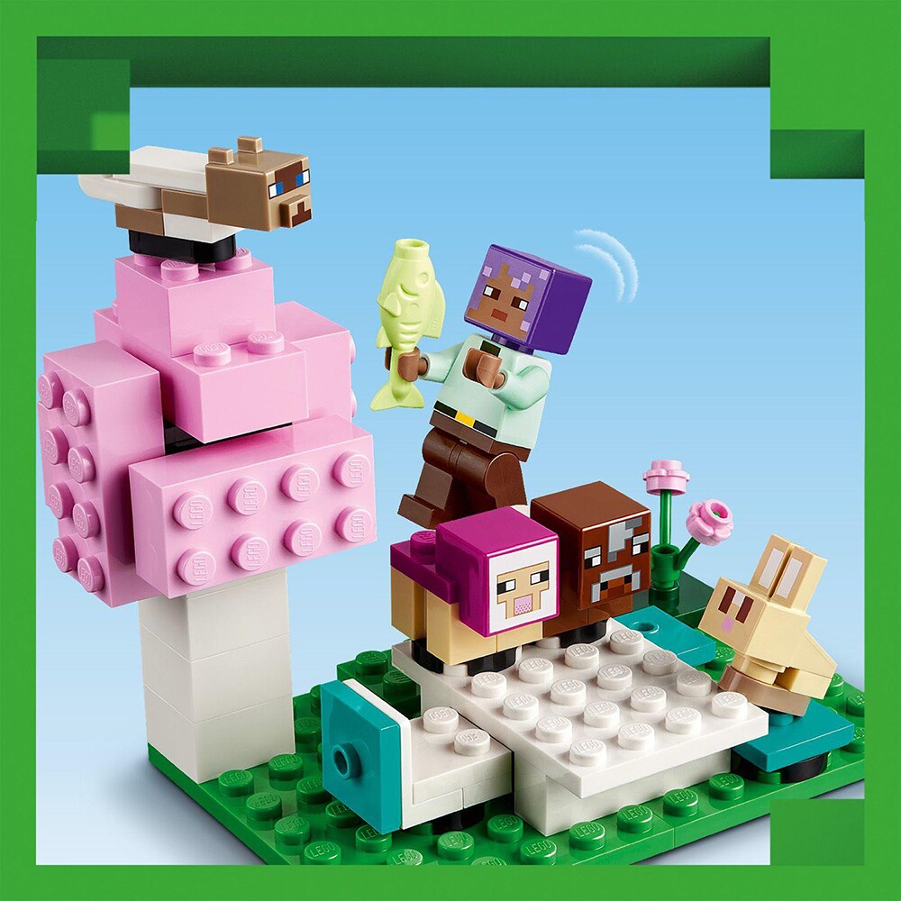 LEGO Minecraft: Refugiul de animale 21253, 7 ani+, 206 piese