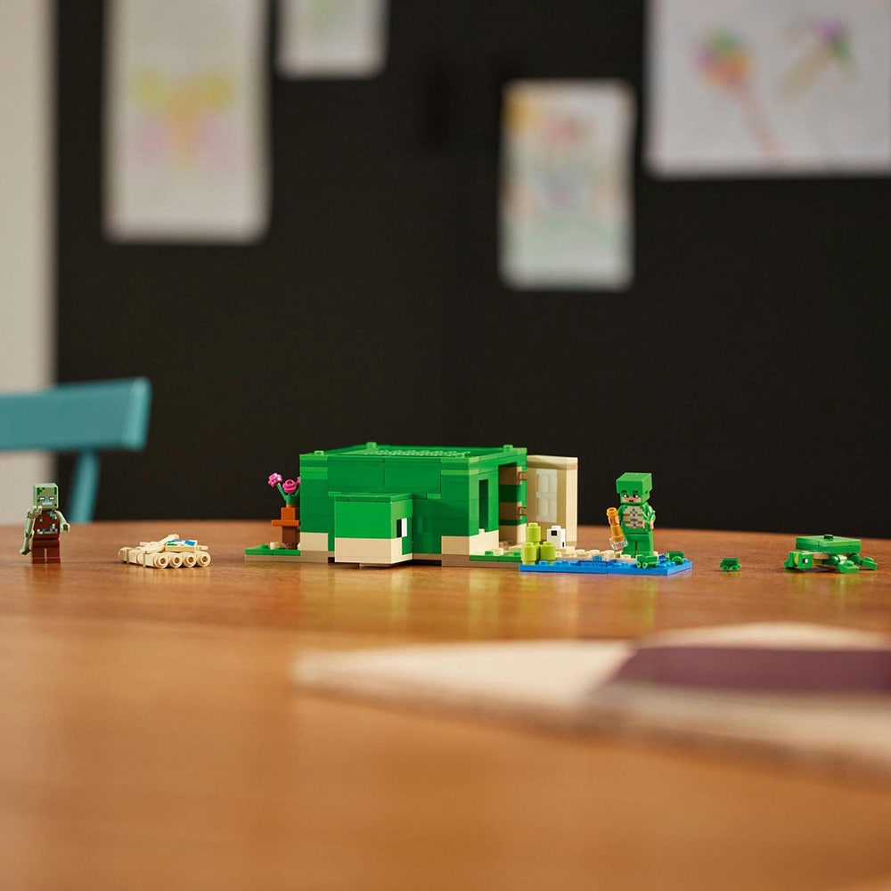 LEGO Minecraft: Casa de pe plaja testoaselor 21254, 8 ani+, 234 piese