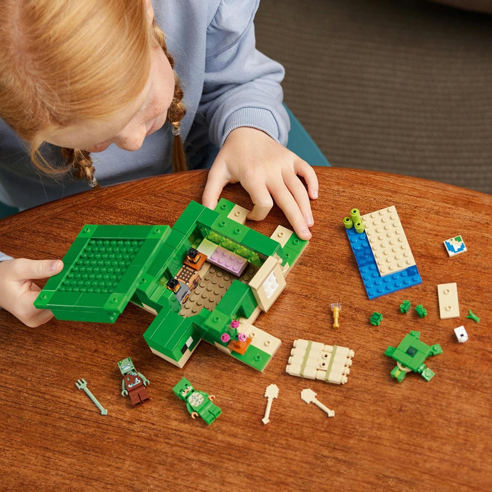 LEGO Minecraft: Casa de pe plaja testoaselor 21254, 8 ani+, 234 piese