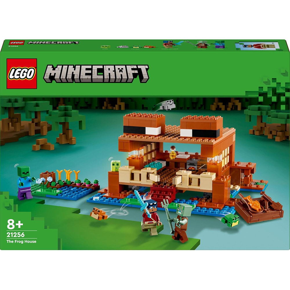LEGO Minecraft: Casa-broasca 21256, 8 ani+, 400 piese