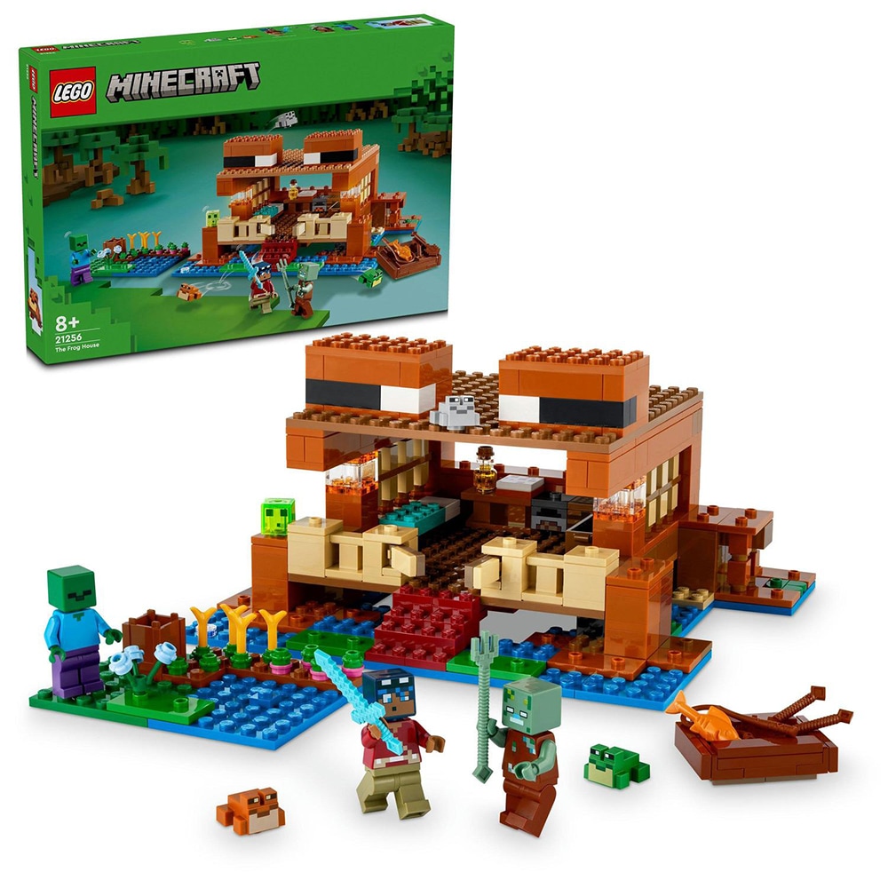 LEGO Minecraft: Casa-broasca 21256, 8 ani+, 400 piese