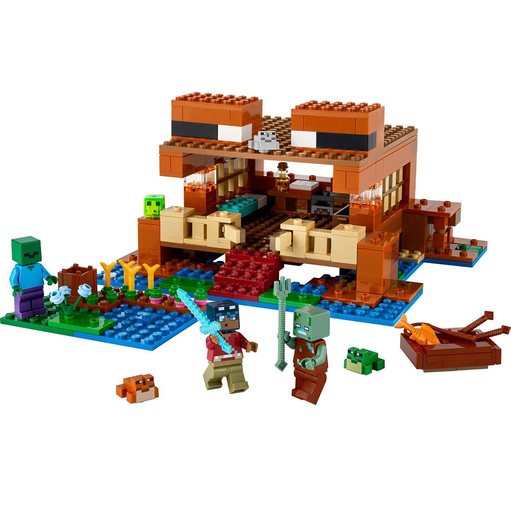 LEGO Minecraft: Casa-broasca 21256, 8 ani+, 400 piese