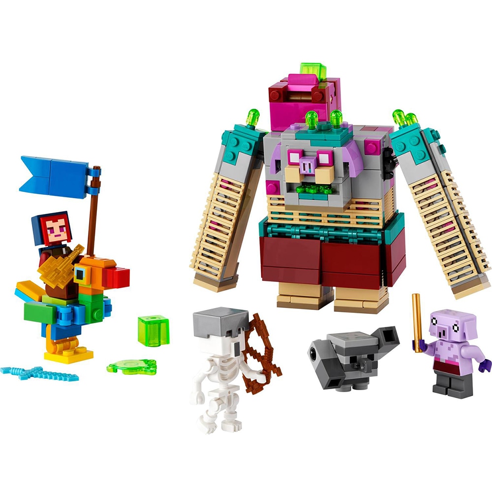 LEGO Minecraft: Confruntarea Devoratorului 21257, 8 ani+, 420 piese