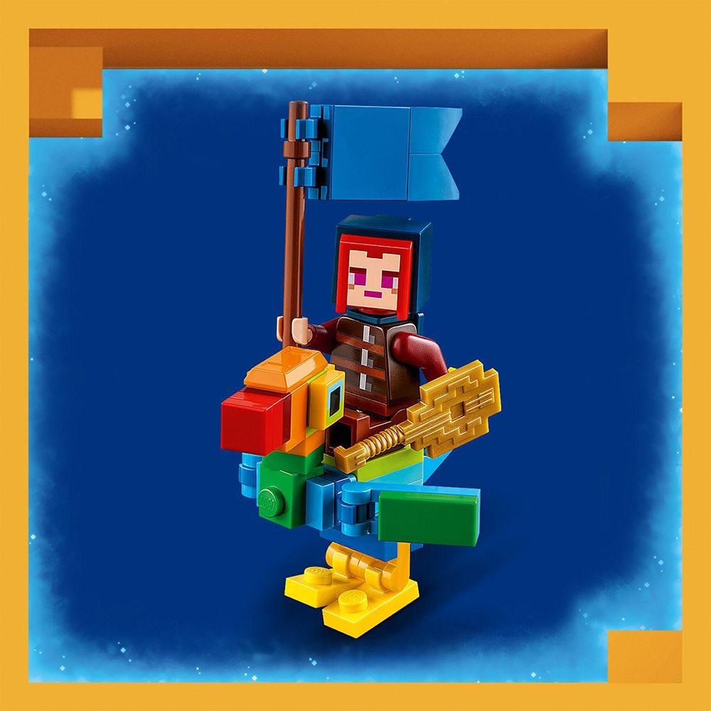 LEGO Minecraft: Confruntarea Devoratorului 21257, 8 ani+, 420 piese