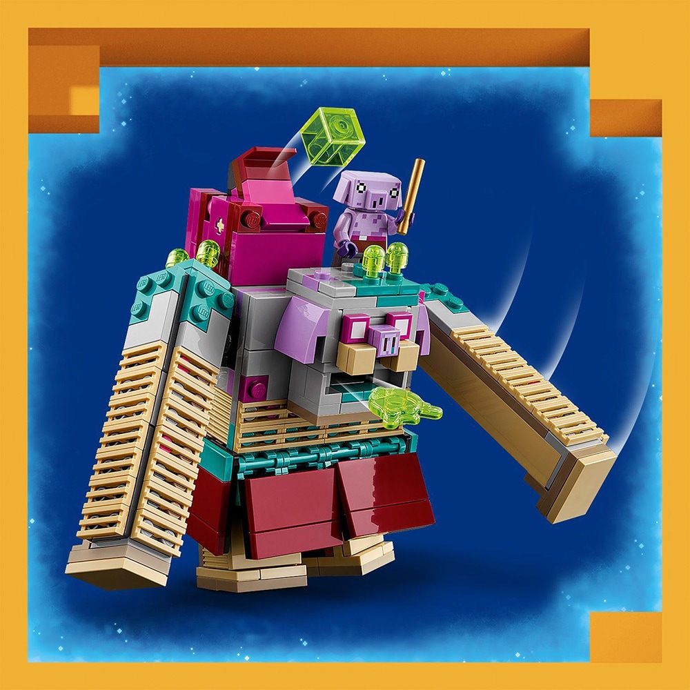 LEGO Minecraft: Confruntarea Devoratorului 21257, 8 ani+, 420 piese