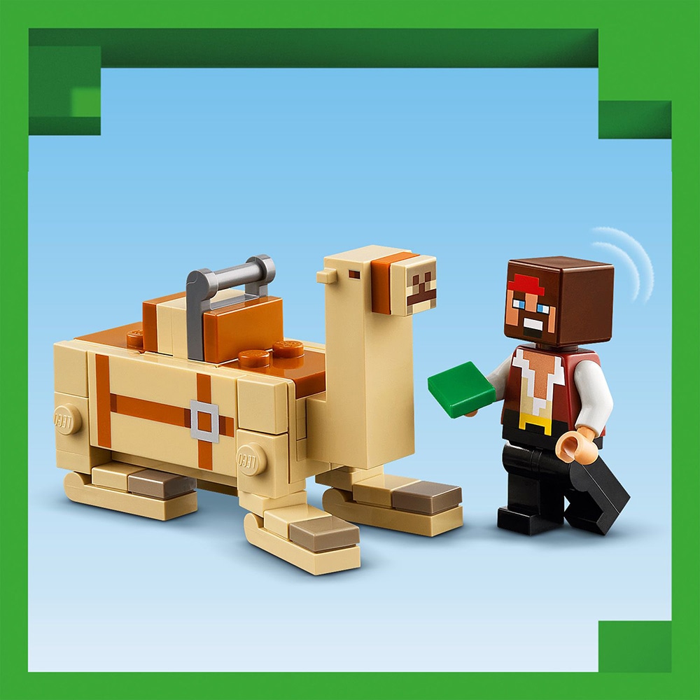 LEGO Minecraft: Calatorie pe corabia de pirati 21259, 8 ani+, 166 piese