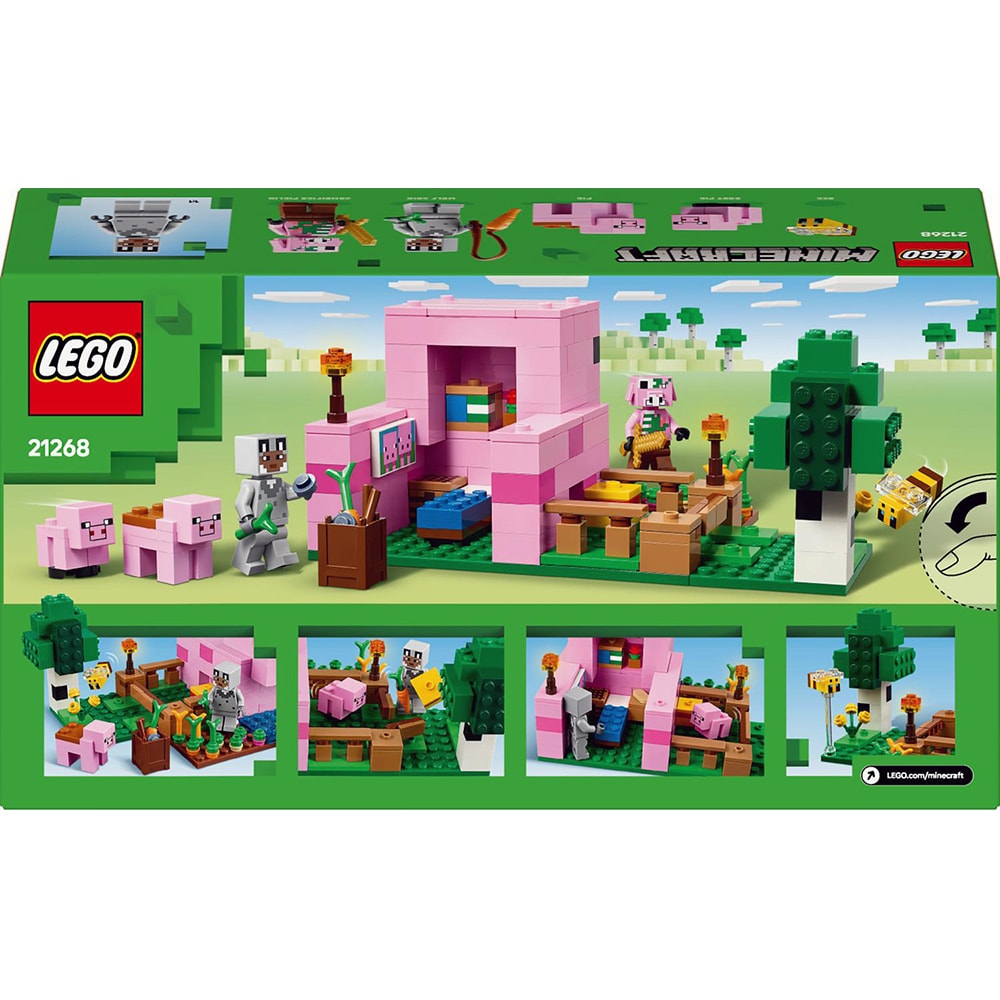 LEGO Minecraft: Casa-Purcelus 21268, 7 ani+, 238 piese